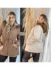parka reversível mabel caramelo