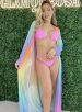 saída de praia longa vaidosa tie dye
