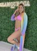 saída de praia longa vaidosa tie dye