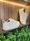 tênis casual bege off white via marte 126 001 06