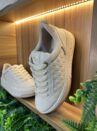 tênis casual bege off white via marte 126 001 06