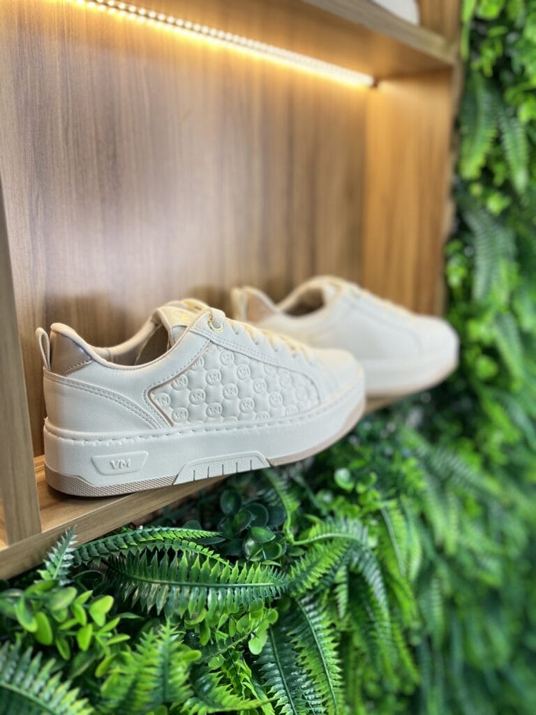 tênis casual bege off white via marte 126 001 06 tênis casual bege off white via marte 126 001 06