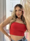 top faixa paula vermelho