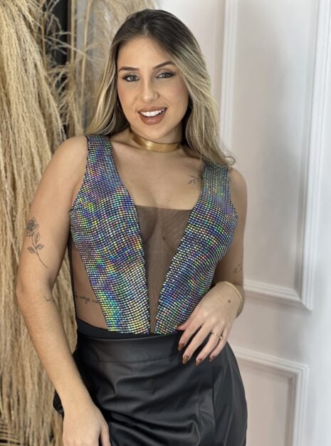 body brilhos nanda prata