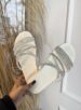 papete 4 tiras strass branco off moleca 5490.112