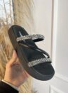 papete strass 3tiras preto moleca5469.121