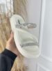 papete strass 3 tiras branco moleca 5469.121