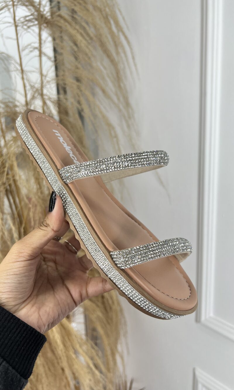 rasteira cristal bege moleca 5413 826 rasteira cristal bege moleca 5413 826