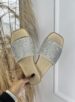 chinelo slide strass branco off moleca 5494106