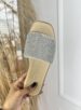 chinelo slide strass branco off moleca 5494106