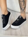 tênis casual nobuck preto 010 006 01