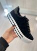 tênis casual nobuck preto 010 006 01