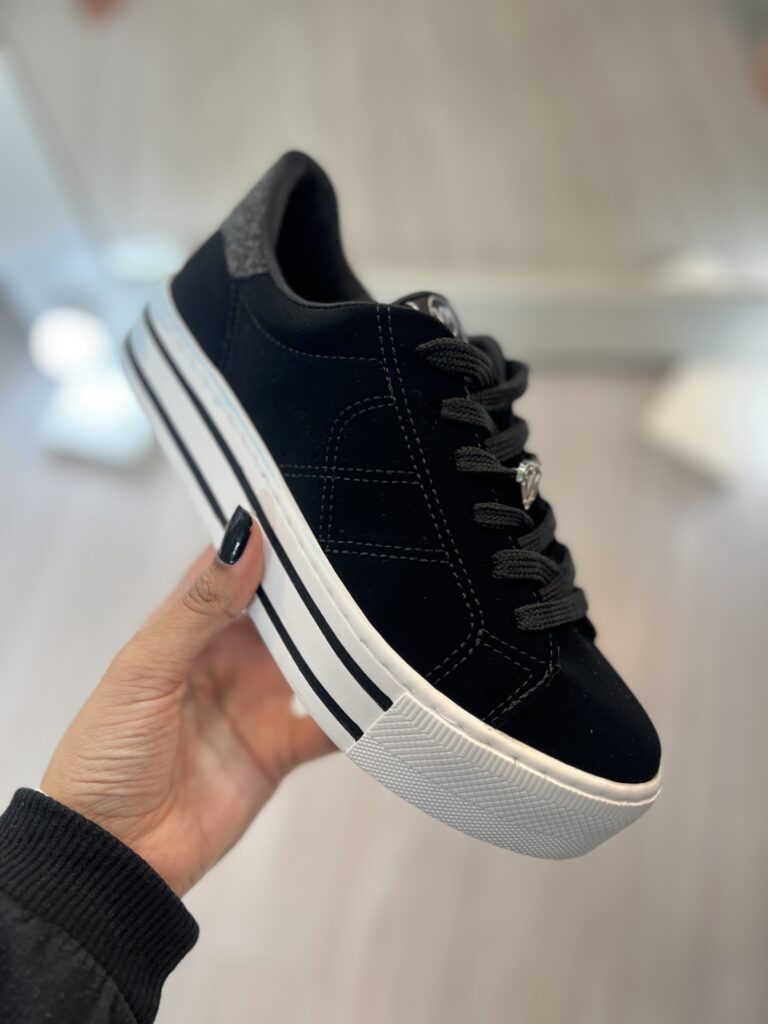 tênis casual nobuck preto 010 006 01 tênis casual nobuck preto 010 006 01