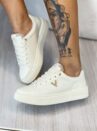 tênis casual dourado off white via marte 122 004 05