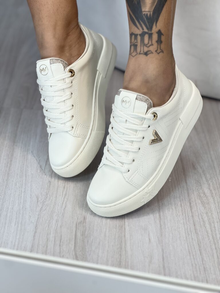 tênis casual dourado off white via marte 122 004 05 tênis casual dourado off white via marte 122 004 05