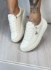 tênis casual dourado off white via marte 122 004 05