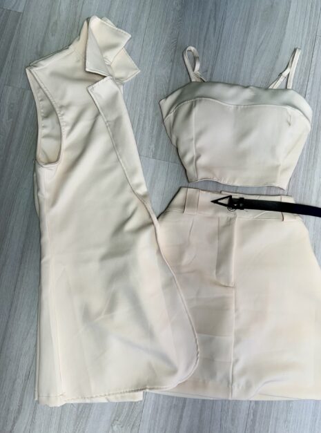 conjunto alfaitaria 3 peças patrícia creme
