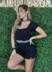 macaquinho poliamida preto