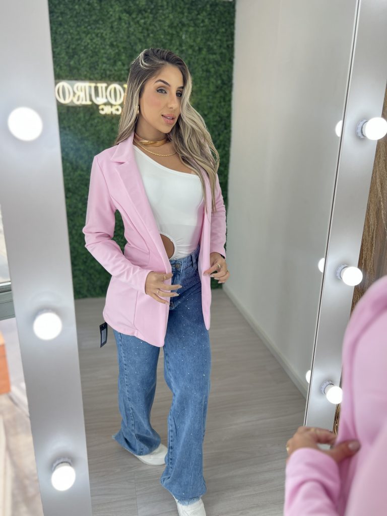 maxi blazer júlia rosa bb maxi blazer júlia rosa bb