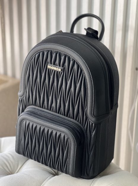 mochila gorgurão bege moleca