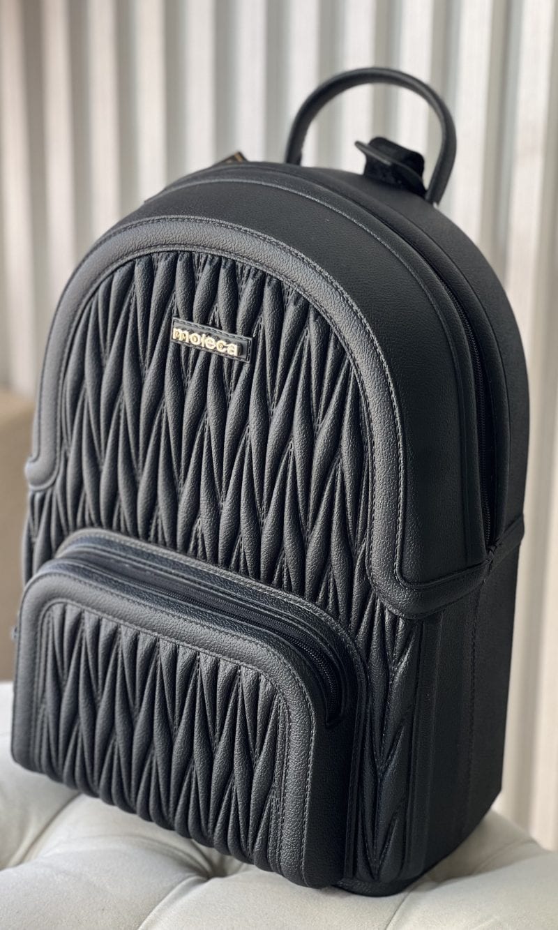 mochila gorgurão bege moleca