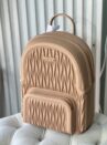 mochila gorgurão bege moleca