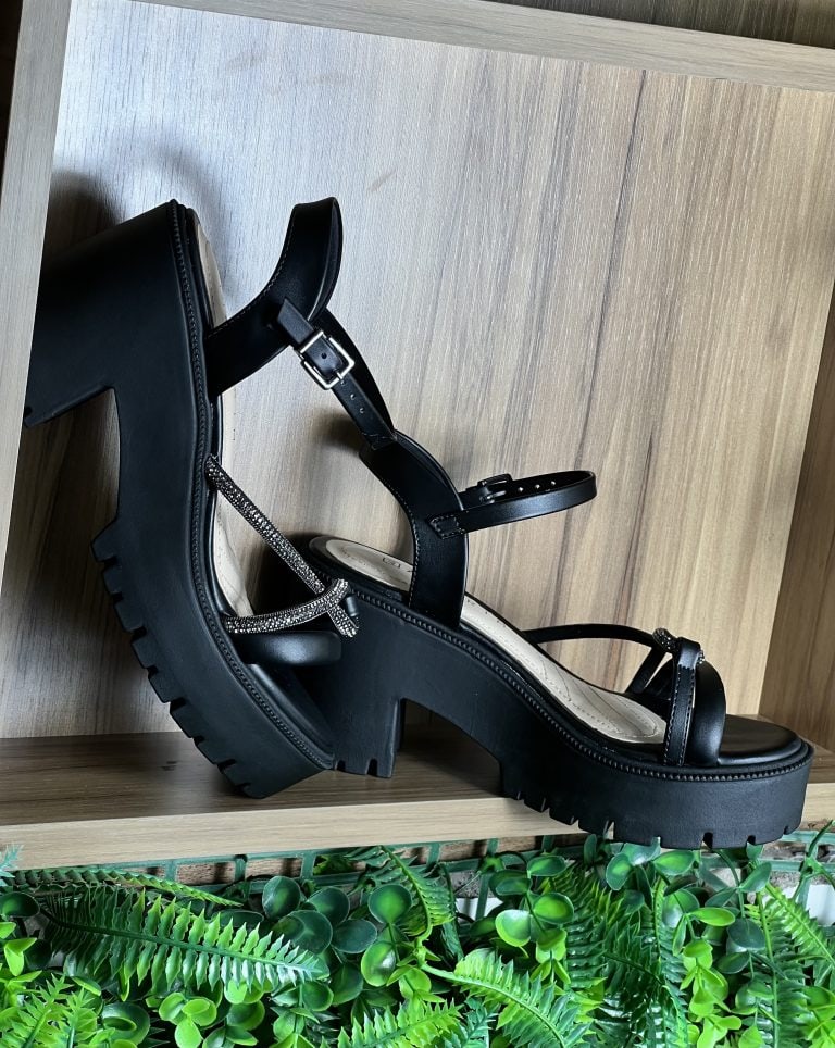 sandália tratorada preto ramarim 24 54202 sandália tratorada preto ramarim 24 54202