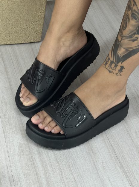 chinelo ray preto petite jolie jp7311