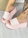 chinelo tamanco rosa petite jolie jp6997
