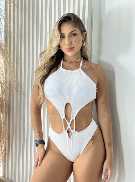 body maiô kalie branco