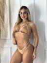 biquini iris dourado bege