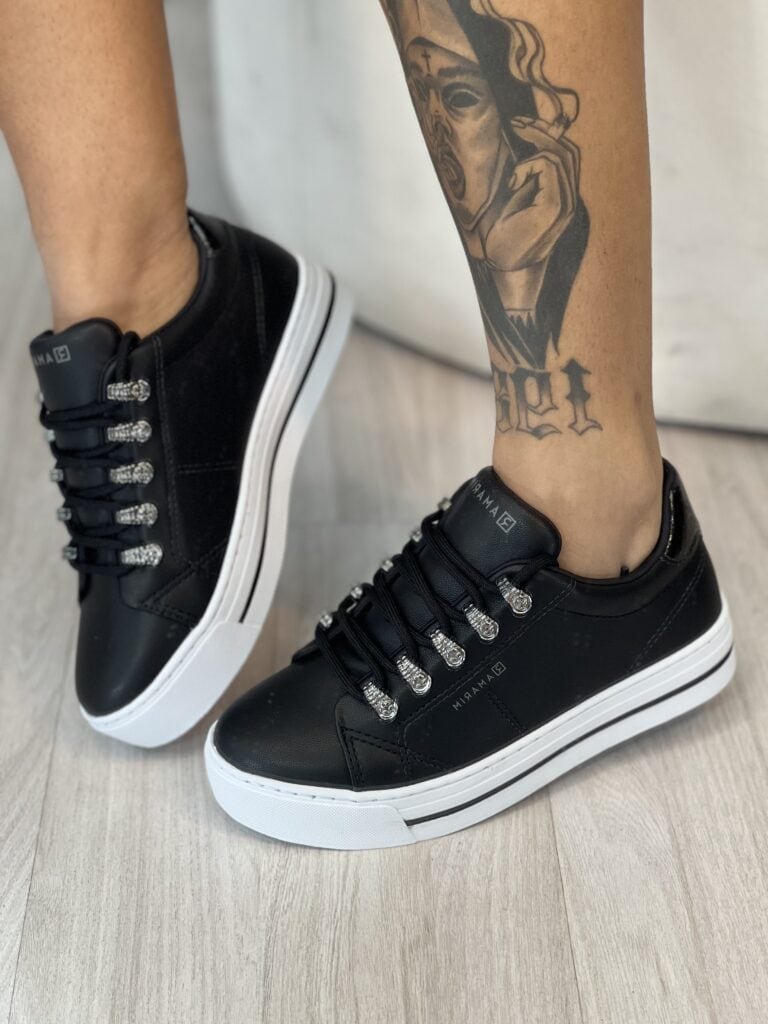 tênis branco prata ramarim 23 93204