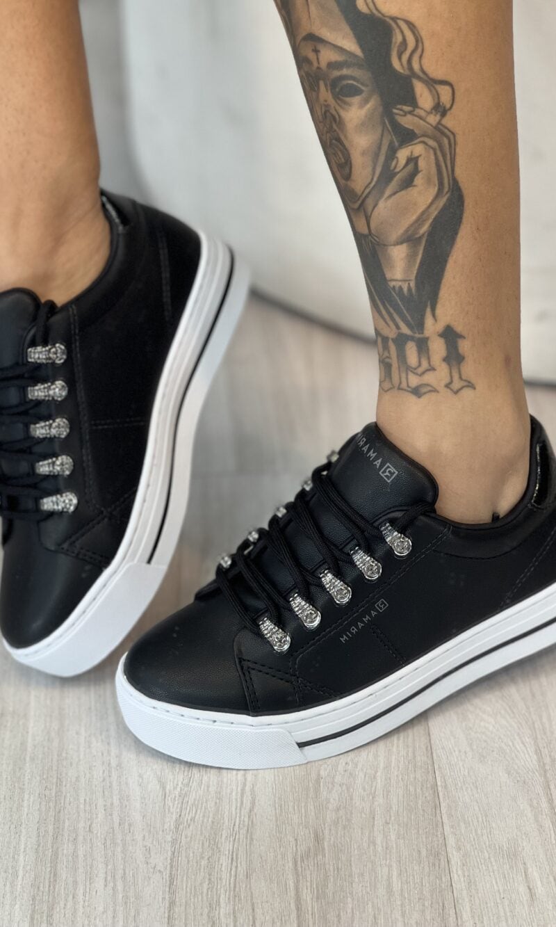 tênis branco prata ramarim 23 93204