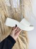 chinelo tamanco branco off moleca 5503.100