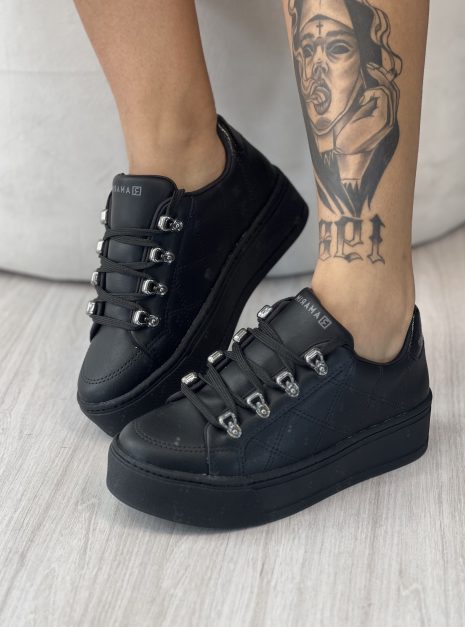 tênis pedraria preto ramarim 24 97111