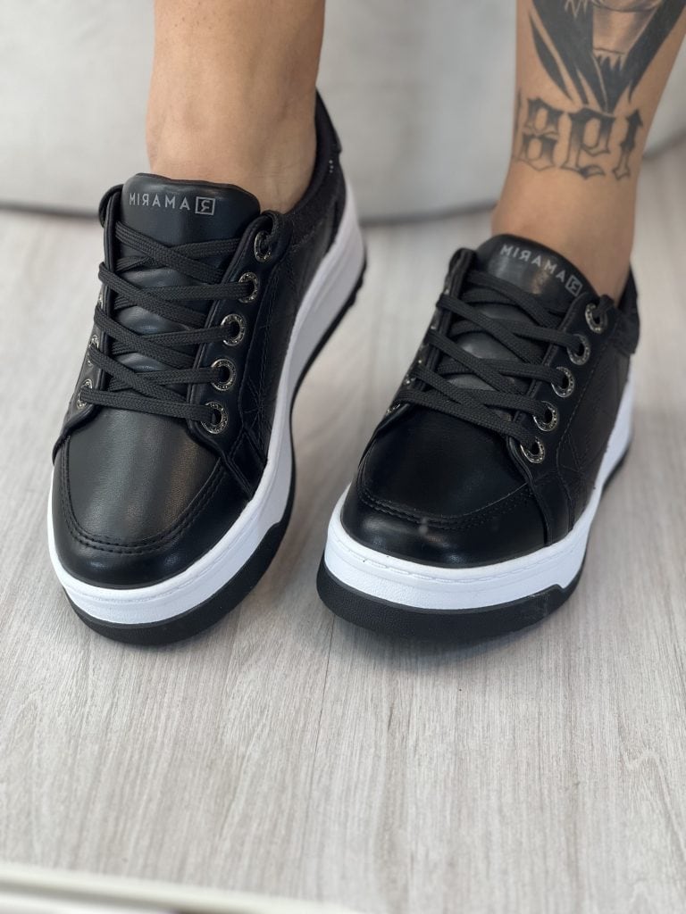 tênis glitter preto ramarim 24 64202 tênis glitter preto ramarim 24 64202