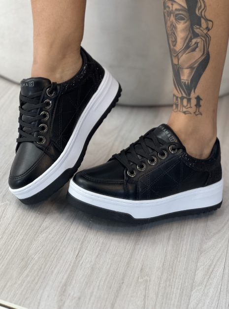 tênis glitter preto ramarim 24 64202