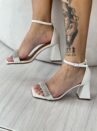 sandália strass branco off vizzano 6464.134