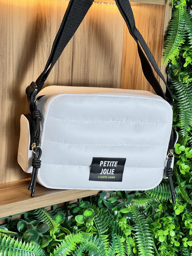 bolsa petite jolie hobby white/preto jp11126