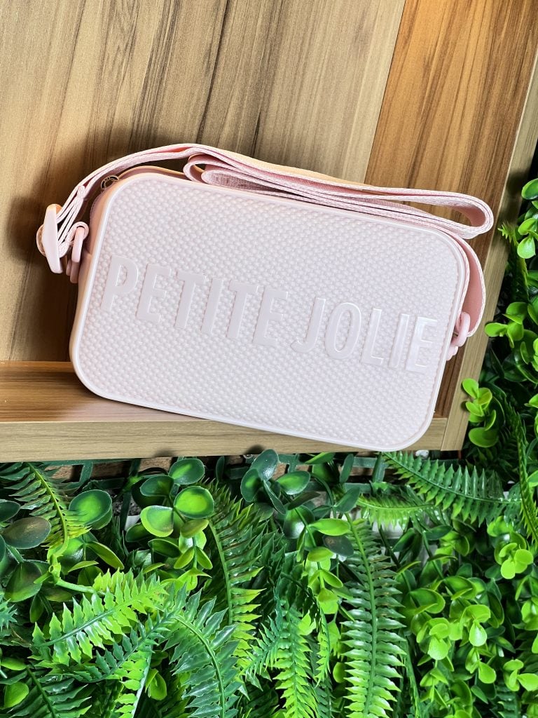 bolsa petite jolie hobby bege/preto pj11126