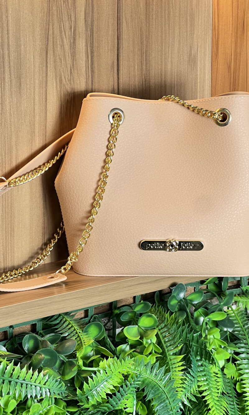 bolsa petite jolie mini ash bege