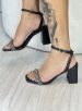 sandália salto strass preto via marte 105 001 02
