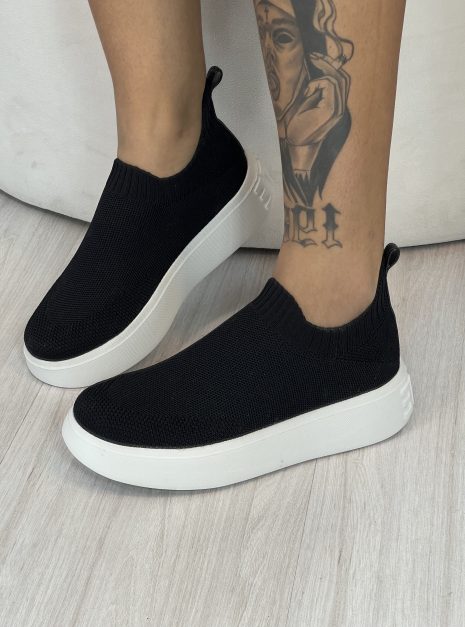 tênis meia preto petite jolie pj6420