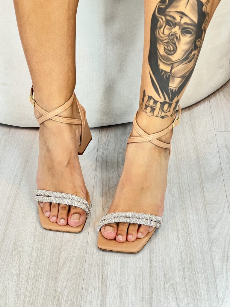 sandália brilho bege vizzano 6464.119 sandália brilho bege vizzano 6464.119