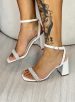 sandália salto strass branco via marte 105 001 02