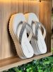 chinelo plataforma branco off ramarim 24 45231