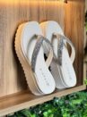 chinelo plataforma branco off ramarim 24 45231