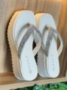 chinelo plataforma branco off ramarim 24 45231