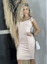 vestido midi alcinha donna chica nude