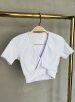 cropped transpassado donna chica branco